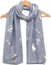 Load image into Gallery viewer, World of Shawls New Celebrity Style Design Glitter Unicorn Scarf Wraps Shawl Soft Scarves Ideal Gift - World of Scarfs
