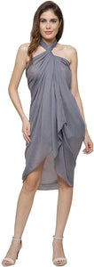 World of Shawls Plain Sarong, Coverup, Scarf, Big Size 110cm x 200cm - World of Scarfs