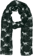 Load image into Gallery viewer, World of Shawls Women Scarf Horses Print Design Ladies Scarves Shawl Wrap Maxi Scarf Sarong - World of Scarfs
