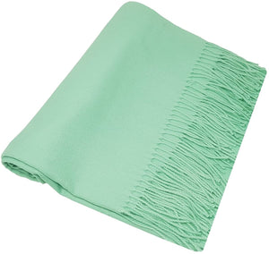 World of Shawls Winter Cashmere Feel Scarf Wrap Blanket Shawl Warm Soft Cozy - World of Scarfs