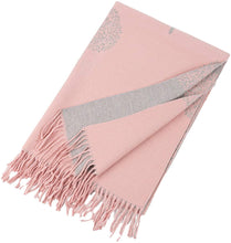 Load image into Gallery viewer, World of Shawls WINTER WARMER Reversible Thick Long Mulberry Tree Print Fashion Scarf Blanket Wrap - World of Scarfs
