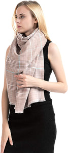 NEW Classic Reversible Plaid Tartan Look Shawl Wrap Blanket Scarf for Women - Warm Soft Cosy UNISEX - World of Scarfs