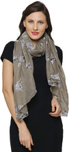 Load image into Gallery viewer, World of Shawls Pug Dog, Dachshund Dogs, Spaniel Dog, Jack Russell Print Scarf - All Seasons Lovely Soft Scarf Wraps Shawl Scarves - World of Scarfs

