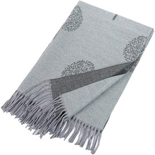 Load image into Gallery viewer, World of Shawls WINTER WARMER Reversible Thick Long Mulberry Tree Print Fashion Scarf Blanket Wrap - World of Scarfs
