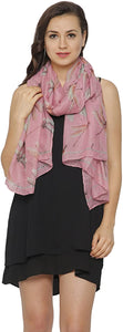 World of shawls Dragonfly Print Women's Scarf Large Size - World of Scarfs