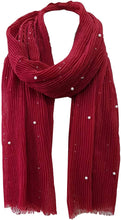 Load image into Gallery viewer, World of Shawls Evening Wrap Stole Shawl For Wedding, Bridesmaid, Parties, Prom Scarf - World of Scarfs
