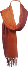 Load image into Gallery viewer, World of Shawls Wedding Party Occasion Self Glitter Shawl Scarf Wrap Hijab - World of Scarfs
