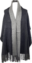 Load image into Gallery viewer, World of Shawls Reversible Winter Scarf Wrap Blanket Shawl Warm Soft Cozy - World of Scarfs
