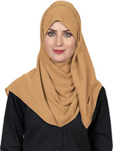 Load image into Gallery viewer, World of Scarfs Soft Chiffon Hijab Scarves Shawls Wraps for Wedding Evening Party Special Occasions Big Size 85 x 180 Cms - World of Scarfs
