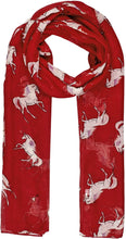 Load image into Gallery viewer, World of Shawls Women Scarf Horses Print Design Ladies Scarves Shawl Wrap Maxi Scarf Sarong - World of Scarfs
