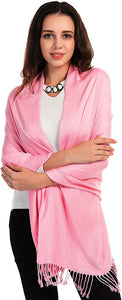 World of Shawls Ultra Smooth Cashmere Feel Soft Pashmina Style Wrap Scarf - World of Scarfs