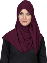 Load image into Gallery viewer, World of Scarfs Soft Chiffon Hijab Scarves Shawls Wraps for Wedding Evening Party Special Occasions Big Size 85 x 180 Cms - World of Scarfs
