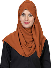 Load image into Gallery viewer, World of Scarfs Soft Chiffon Hijab Scarves Shawls Wraps for Wedding Evening Party Special Occasions Big Size 85 x 180 Cms - World of Scarfs
