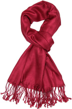 Load image into Gallery viewer, World of Shawls Handcrafted Soft Pashmina Shawl Wrap Scarf in Solid Colors High Quality 100% Viscose - World of Scarfs
