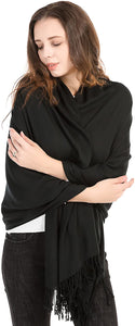 World of Shawls Ultra Smooth Cashmere Feel Soft Pashmina Style Wrap Scarf - World of Scarfs