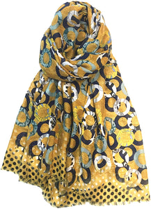 Winter Scarfs for Women Ladies Shawl Wrap Stole - Black Navy Blue Mustard Coffee Brown Maroon by World of Shawls - World of Scarfs