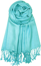 Load image into Gallery viewer, World of Shawls Handcrafted Soft Pashmina Shawl Wrap Scarf in Solid Colors High Quality 100% Viscose - World of Scarfs
