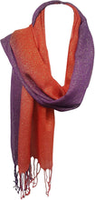 Load image into Gallery viewer, World of Shawls Wedding Party Occasion Self Glitter Shawl Scarf Wrap Hijab - World of Scarfs
