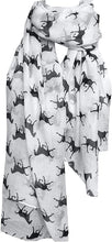 Load image into Gallery viewer, World of Shawls Women Scarf Horses Print Design Ladies Scarves Shawl Wrap Maxi Scarf Sarong - World of Scarfs
