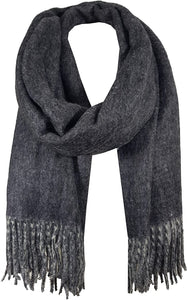 World of Shawls Reversible Winter Scarf Wrap Blanket Shawl Warm Soft Cozy - World of Scarfs