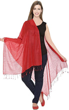 Load image into Gallery viewer, World of Shawls Luxurious Kashmiri Wool &amp; Silk Pashmina Shawl Wrap Scarf - World of Scarfs
