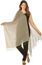 Load image into Gallery viewer, World of Shawls Luxurious Kashmiri Wool &amp; Silk Pashmina Shawl Wrap Scarf - World of Scarfs
