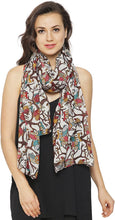 Load image into Gallery viewer, World of Shawls Ladies Women&#39;s Owl on Branch Print Scarf Wraps Shawl Maxi Soft Scarves - World of Scarfs
