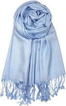 Load image into Gallery viewer, World of Shawls Handcrafted Soft Pashmina Shawl Wrap Scarf in Solid Colors High Quality 100% Viscose - World of Scarfs
