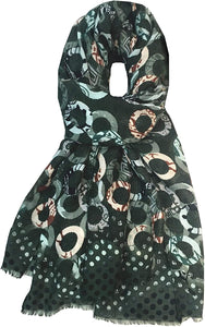 Winter Scarfs for Women Ladies Shawl Wrap Stole - Black Navy Blue Mustard Coffee Brown Maroon by World of Shawls - World of Scarfs
