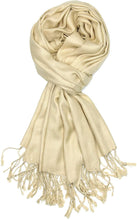 Load image into Gallery viewer, World of Shawls Handcrafted Soft Pashmina Shawl Wrap Scarf in Solid Colors High Quality 100% Viscose - World of Scarfs
