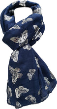 Load image into Gallery viewer, World of Shawls New Butterfly Print Ladies Celebrity Style Scarves Maxi, Scarf, Wrap, Sarong, shawls - World of Scarfs
