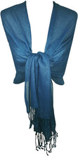 Load image into Gallery viewer, World of Shawls Wedding Party Occasion Self Glitter Shawl Scarf Wrap Hijab - World of Scarfs
