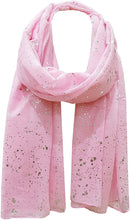 Load image into Gallery viewer, World of Shawls Sparkle Splash Effect Scarf Shawl Wrap for Casual Formal Wedding Prom Party Evening Day Wear - World of Scarfs
