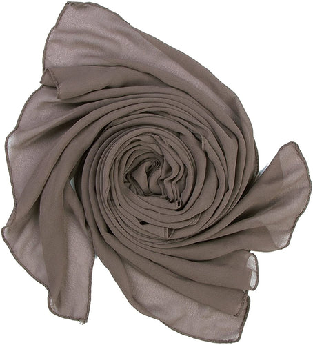 World of Shawls Ladies Chic Breezy Flowing Bubble Chiffon Scarf Stole Wedding Party Occasion Prom - World of Scarfs