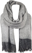 Load image into Gallery viewer, World of Shawls Reversible Winter Scarf Wrap Blanket Shawl Warm Soft Cozy - World of Scarfs
