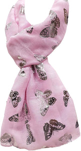 World of Shawls New Butterfly Print Ladies Celebrity Style Scarves Maxi, Scarf, Wrap, Sarong, shawls - World of Scarfs