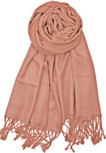 Load image into Gallery viewer, World of Shawls Handcrafted Soft Pashmina Shawl Wrap Scarf in Solid Colors High Quality 100% Viscose - World of Scarfs

