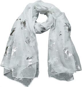 World of Shawls New Celebrity Style Design Glitter Unicorn Scarf Wraps Shawl Soft Scarves Ideal Gift - World of Scarfs