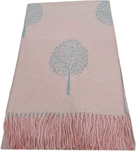 Load image into Gallery viewer, World of Shawls WINTER WARMER Reversible Thick Long Mulberry Tree Print Fashion Scarf Blanket Wrap - World of Scarfs
