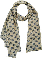 Load image into Gallery viewer, World of Shawls Ladies Womens Elephant Print Scarf Wraps Shawl Soft Scarves Sarong - World of Scarfs
