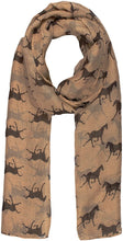 Load image into Gallery viewer, World of Shawls Horse Print Design Ladies Girls Scarf Scarves Shawl Wrap Maxi Sarong - World of Scarfs
