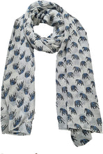 Load image into Gallery viewer, World of Shawls Ladies Womens Elephant Print Scarf Wraps Shawl Soft Scarves Sarong - World of Scarfs
