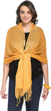 Load image into Gallery viewer, Large Soft Shawl Wraps for Women Pashmina Scarf Wedding Favors Bride Bridesmaid Gifts Evening Dress - World of Scarfs

