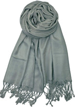 Load image into Gallery viewer, World of Shawls Handcrafted Soft Pashmina Shawl Wrap Scarf in Solid Colors High Quality 100% Viscose - World of Scarfs
