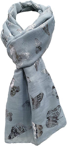 World of Shawls New Butterfly Print Ladies Celebrity Style Scarves Maxi, Scarf, Wrap, Sarong, shawls - World of Scarfs