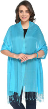 Load image into Gallery viewer, Large Soft Shawl Wraps for Women Pashmina Scarf Wedding Favors Bride Bridesmaid Gifts Evening Dress - World of Scarfs

