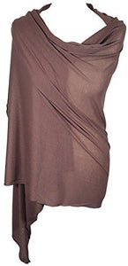 Ladies Jersey Scarf Wrap Stole Warm Soft Stretchy - World of Scarfs