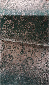 Stunning & Elegant Ladies Women's Girls Glittery Paisley Design Gold Scarf Shawl Stole Cover-up Wrap Pashmina Gift Party Wedding Wear - World of Scarfs