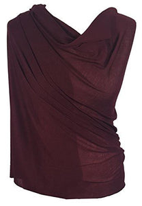 Ladies Jersey Scarf Wrap Stole Warm Soft Stretchy - World of Scarfs