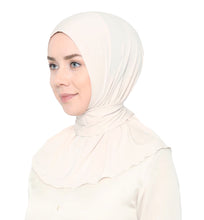 Load image into Gallery viewer, Ready To Go Instant Hijab for Ladies Girls Women With Tie Back Buttons Premium Quality Jersey Scarf - World of Scarfs
